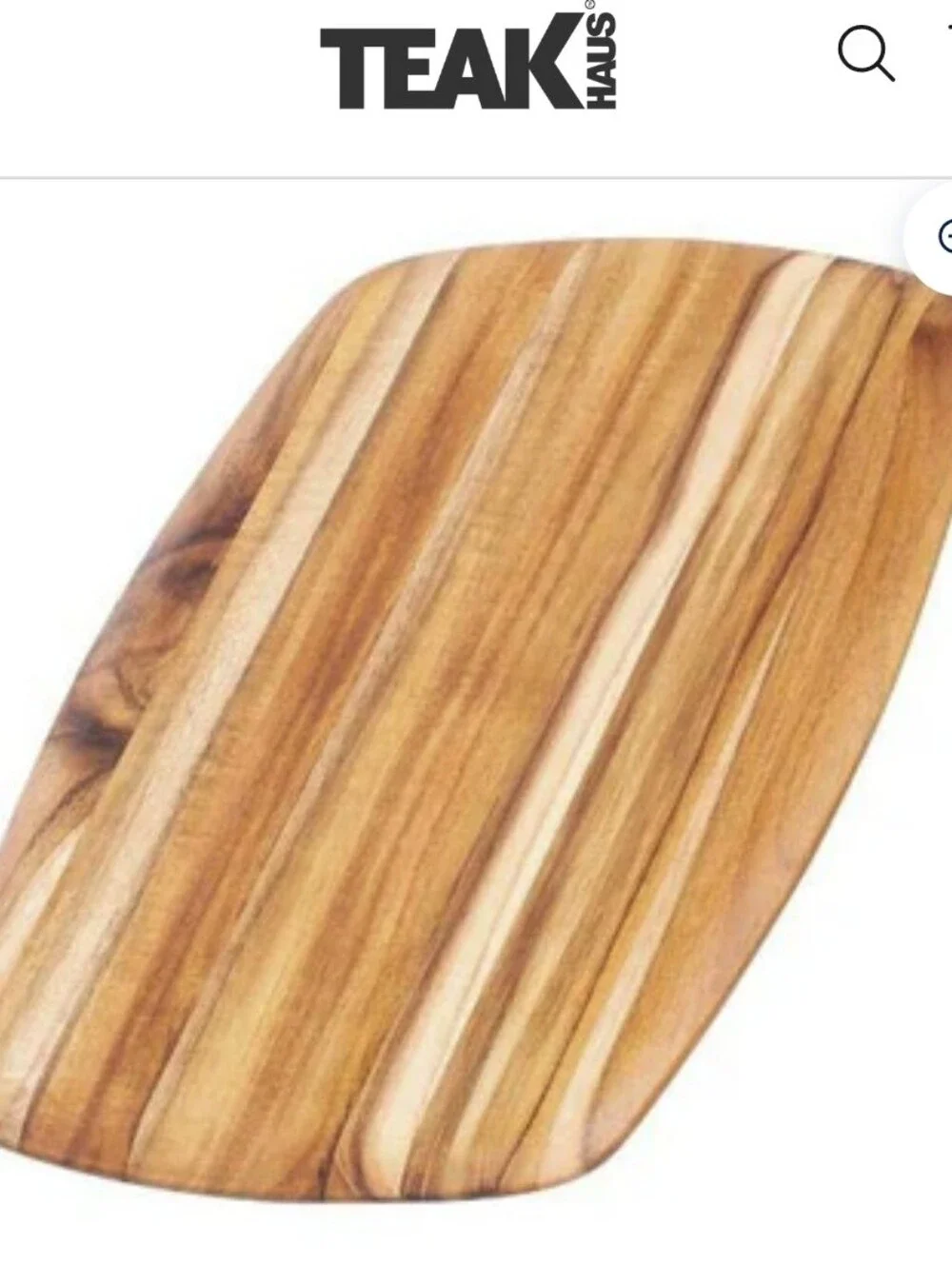 Teak Haus Rectangle Cutting Board 203 - 14x9.5x0.55 In.